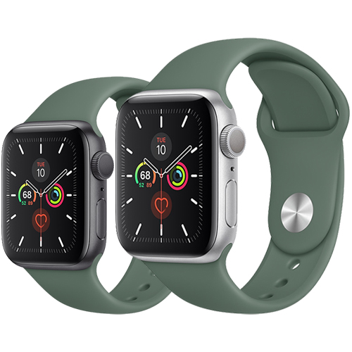 Apple Watch Series 5 GPS Aluminum Case with Pine Green Sport Band - Chuyên Apple Watch Hồ Chí Minh