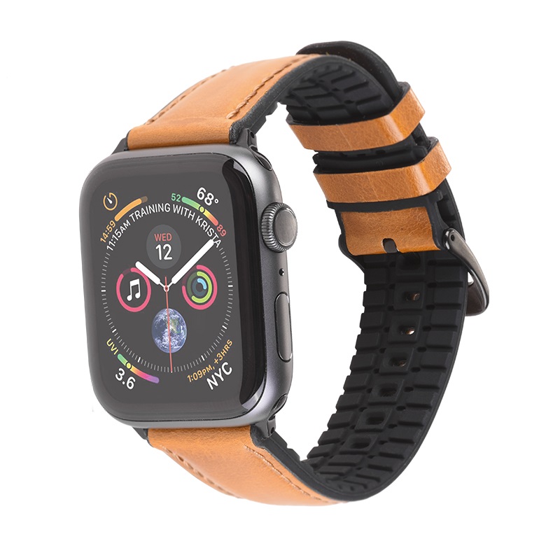 hoco wb18 fenix leather strap for apple watch band