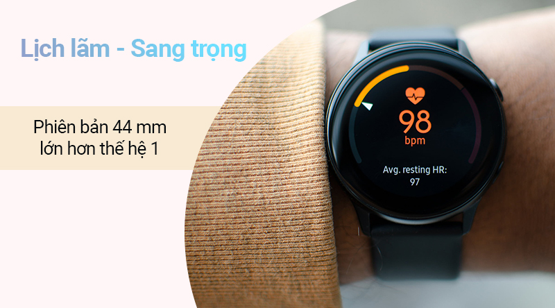 Thiết kế đồng hồ thông minh Samsung Galaxy Watch Active 2 