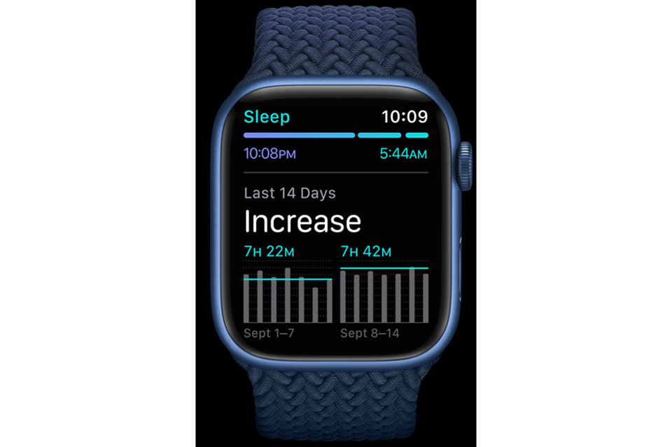 theo dõi giấc ngủ với Apple Watch Series 7